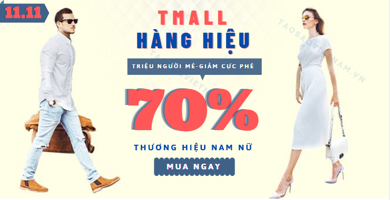 [TMALL SALE] HÀNG HIỆU – TRIỆU NGƯỜI MÊ – GIẢM CỰC PHÊ